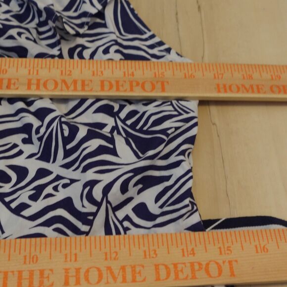 VINEYARD VINES TARGET BELTED SLEEVELESS SUNDRESS ROUGH SEAS RUFFLED STRAPS M - Picture 10 of 12